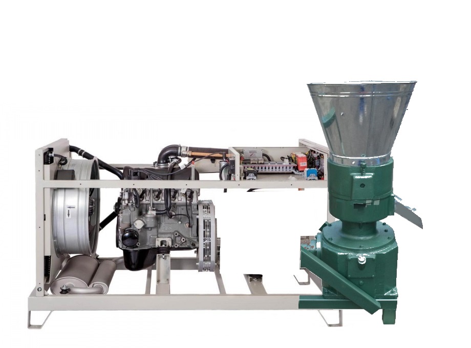 Pellets mill 400 30kW by biogas / NG engine Pellets mill 400 30kW by biogas / NG engine