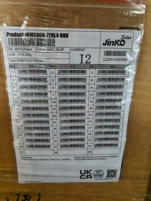 (image for) Bifacial TigerNeo Solar panels 590 W 36 pcs 21,24 kW