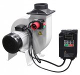 (kuva kohteelle) Radiaalipuhallin invertterillä, 2,2 kW, 400V, 3900 m3/h