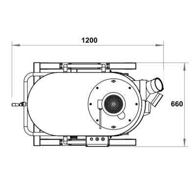 (kuva kohteelle) Sahanpurun poistolaite 1450m3/h