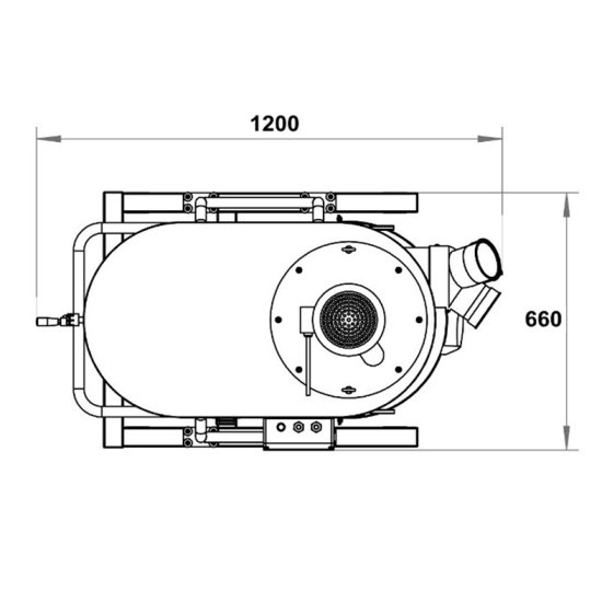 (kuva kohteelle) Sahanpurun poistolaite 1450m3/h