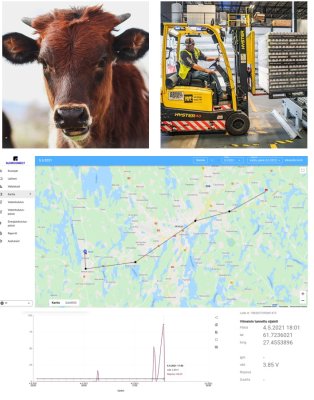 (image for) IoT wireless positioning tracking - autonomy for 5 years