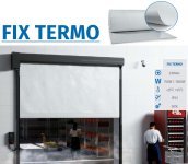 (kuva kohteelle) FIX THERMO lämpöeristetty Itsekorjautuva pikarullaovi