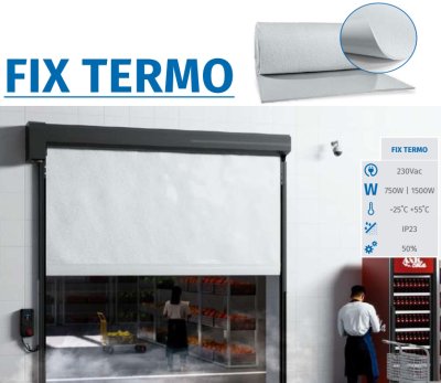 (kuva kohteelle) FIX THERMO lämpöeristetty Itsekorjautuva pikarullaovi