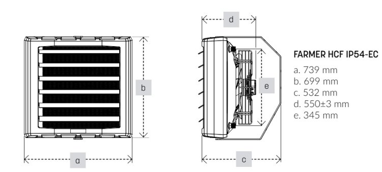 (kuva kohteelle) Farmer Vesilämmitin 58kW puhaltimella