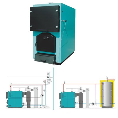 (kuva kohteelle) Puukattila E-CKS 200kW , puiden pituus 1000mm