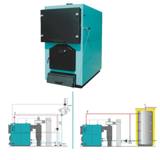 (image for) Boiler E-CKS 150kW , woods length 600mm