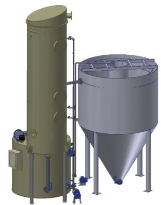 (image for) Biogas scrubber - desulfurization