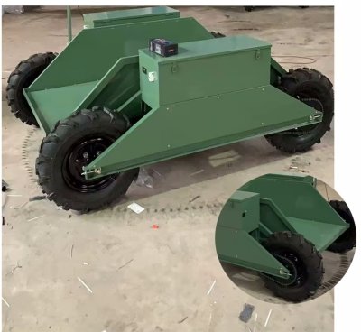 (kuva kohteelle) Sähkötraktori kauko-ohjattava alusta MA-4x4