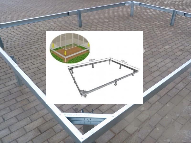Frame for greenhouse 4 x 30 m - Click Image to Close